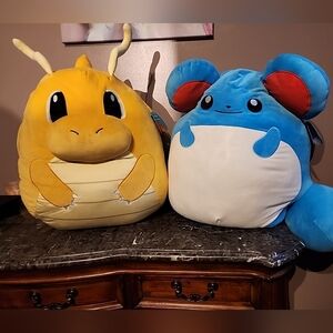 NWT Dragonite & Marill 20” Squishmallow In Hand And Ready To Ship